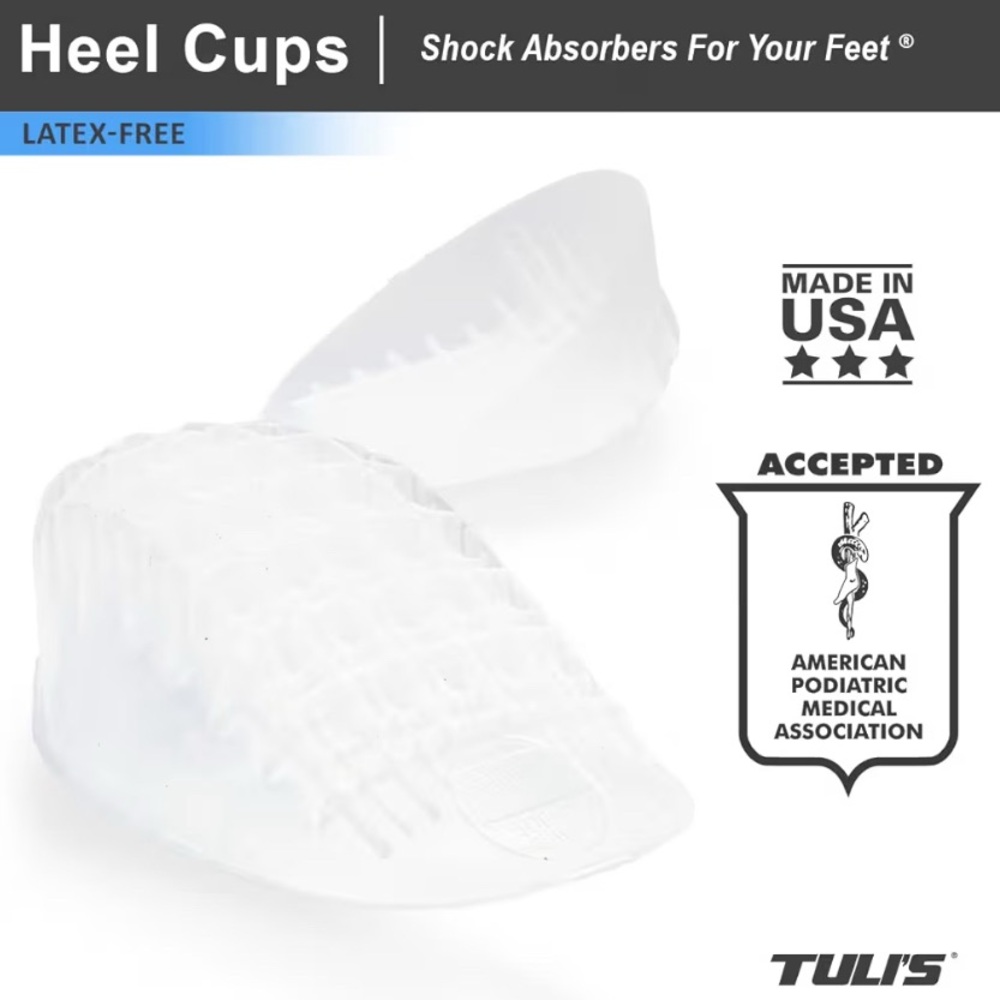 NEW never used | Gel Heel Cup Cushion Plantar Heel Pain Relief | Fits sz 5-12 - Picture 5 of 16